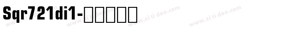 Sqr721di1字体转换