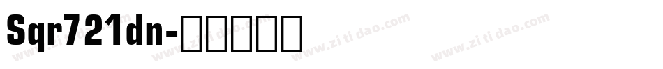 Sqr721dn字体转换