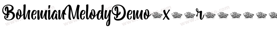 BohemianMelodyDemo-x67r字体转换