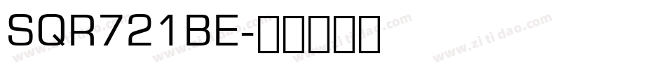 SQR721BE字体转换