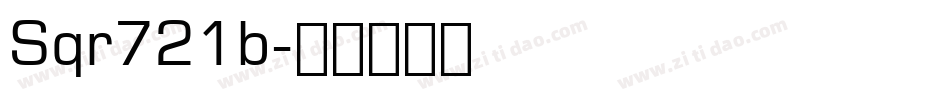 Sqr721b字体转换