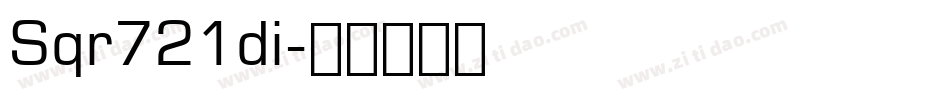Sqr721di字体转换