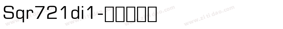 Sqr721di1字体转换