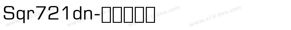 Sqr721dn字体转换