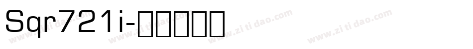 Sqr721i字体转换