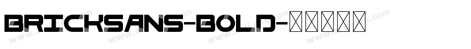 BrickSans-Bold字体转换
