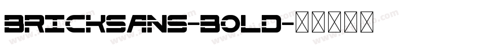 BrickSans-Bold字体转换