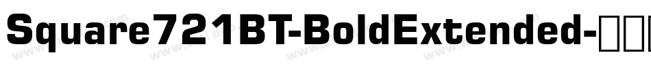 Square721BT-BoldExtended字体转换