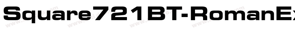 Square721BT-RomanExtended字体转换