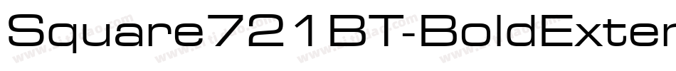 Square721BT-BoldExtended字体转换