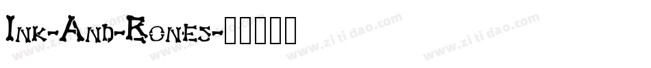 Ink-And-Bones字体转换