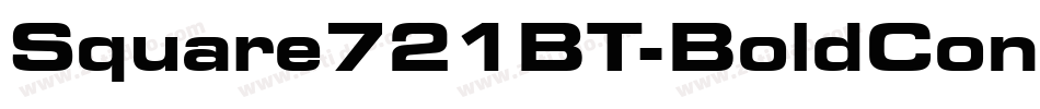 Square721BT-BoldCondensed字体转换