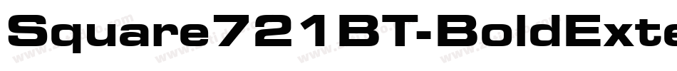Square721BT-BoldExtended字体转换