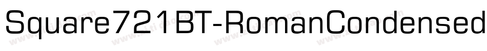 Square721BT-RomanCondensed字体转换