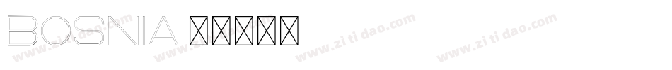 Bosnia字体转换