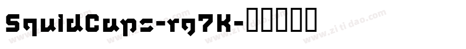 SquidCaps-rg7K字体转换