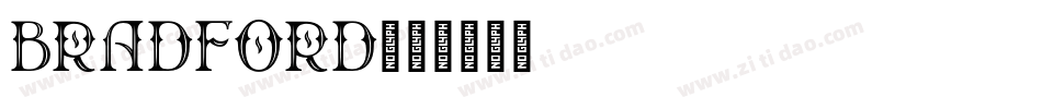 Bradford字体转换
