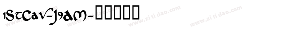 1StCav-J9AM字体转换