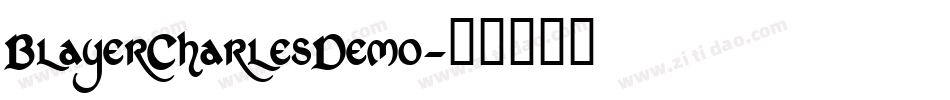 BlayerCharlesDemo字体转换