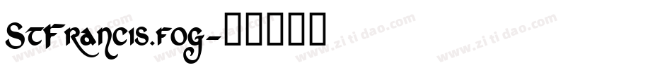 StFrancis.fog字体转换