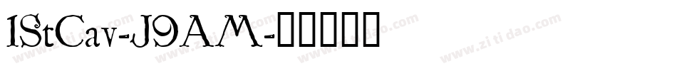 1StCav-J9AM字体转换