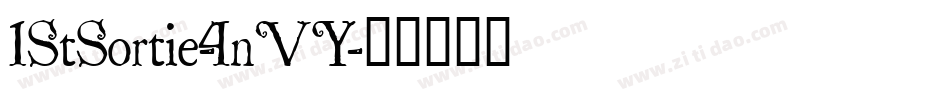 1StSortie-4nVY字体转换