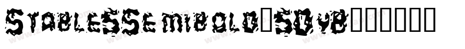 Stable5Semibold-5DyB字体转换
