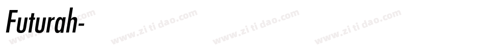 Futurah字体转换