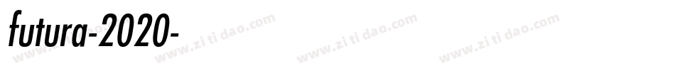 futura-2020字体转换