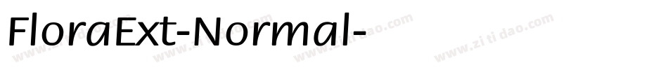 FloraExt-Normal字体转换