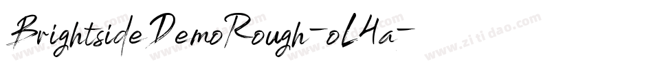 BrightsideDemoRough-oL4a字体转换
