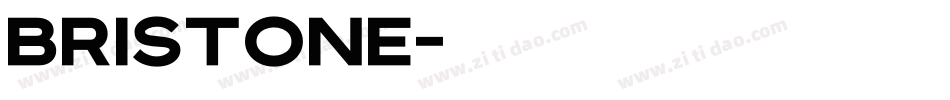 Bristone字体转换