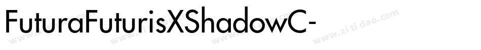 FuturaFuturisXShadowC字体转换