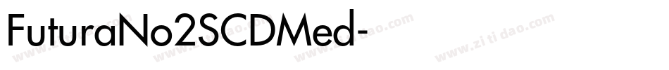 FuturaNo2SCDMed字体转换