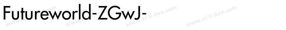 Futureworld-ZGwJ字体转换
