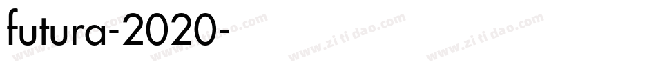 futura-2020字体转换