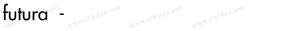 futura字体字体转换