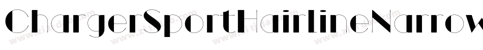 ChargerSportHairlineNarrow-BPY3字体转换