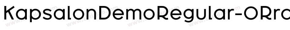 KapsalonDemoRegular-0Rrd字体转换