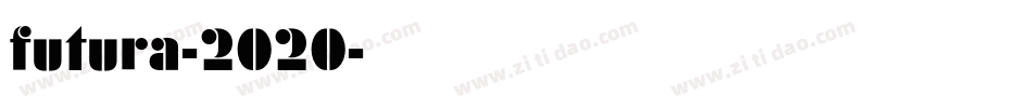futura-2020字体转换