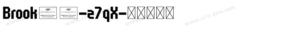 Brook23-z7qX字体转换