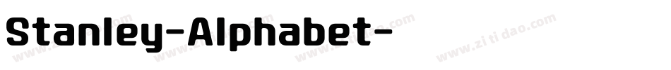Stanley-Alphabet字体转换