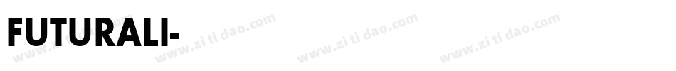 FUTURALI字体转换