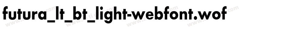 futura_lt_bt_light-webfont.woff字体转换