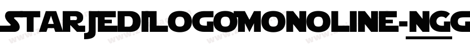 StarJediLogoMonoline-6nGg字体转换 StarJediLogoMonoline-6nGg字体转换