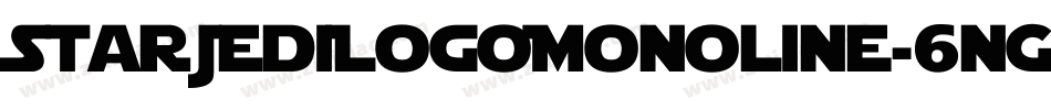 StarJediLogoMonoline-6nGg字体转换 StarJediLogoMonoline-6nGg字体转换