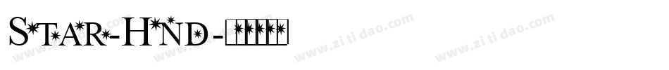 Star-Hnd字体转换