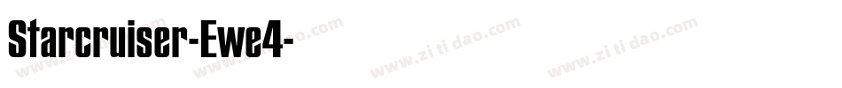 Starcruiser-Ewe4字体转换