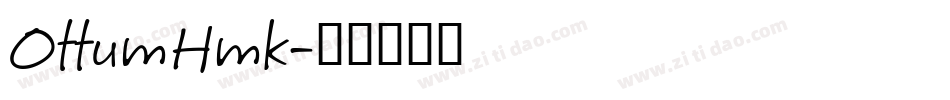 OttumHmk字体转换