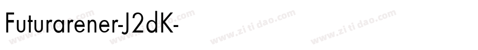 Futurarener-J2dK字体转换